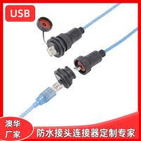 AHUA澳華儀器儀表防水接頭點煙器防水連接器USB汽車信號防水線