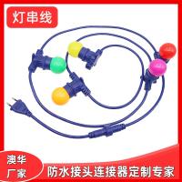 AHUA澳華歐規(guī)美式燈串延長線圣誕戶外聚會燈串線E27燈座燈串線